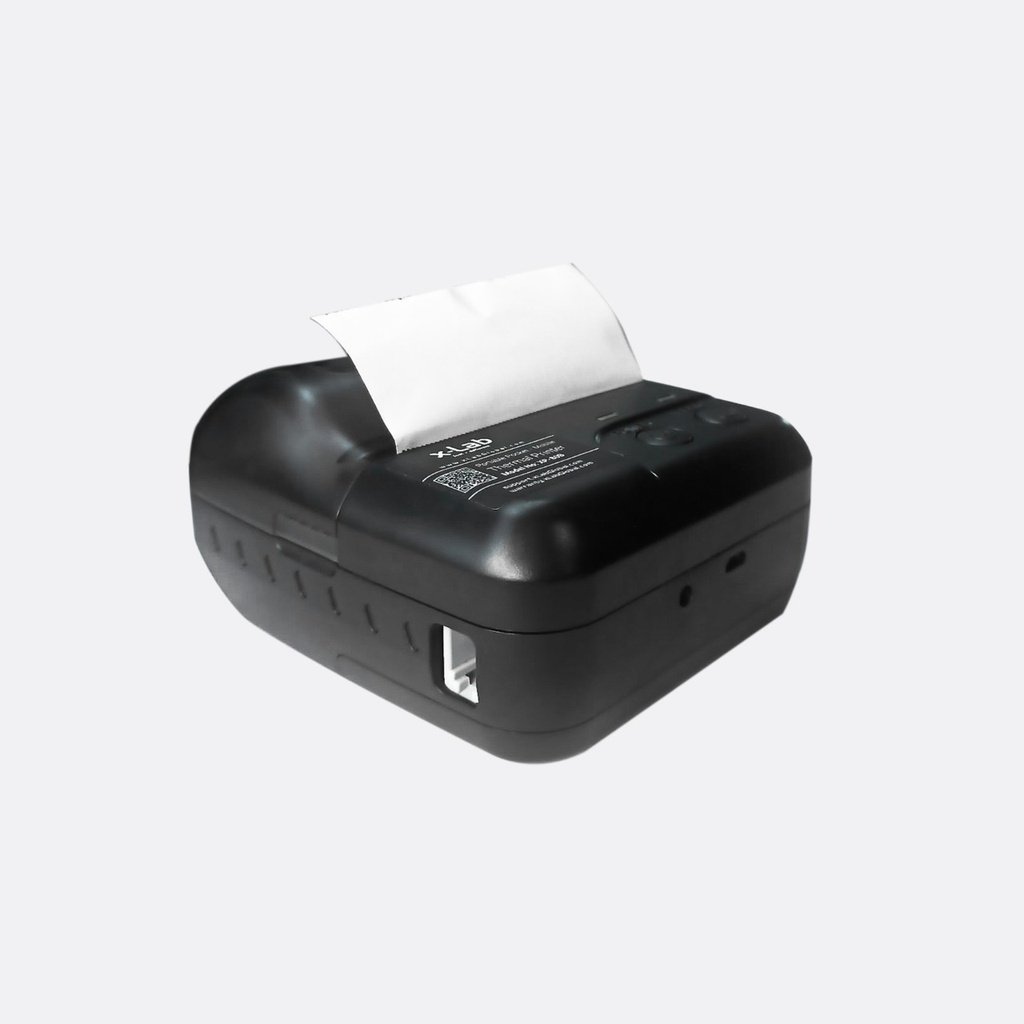 Specification Brand: xLab USB Serial Bluetooth 80mm Mobile Thermal Printer High speed printing Easy paper loading 7 days standby time Easy to operate portable Support GB18030. Name:xLab Portable Pocket - Mobile Thermal Printer (XP-80B) Printing    Direct Thermal Function    USB, Serial, Bluetooth Line Spacing    3.75mm (Adjustable by commands) Paper    80mm Printing Speed    80mm/s Auto Cutter    No Resolution    203 dpi Interface    USB + Serial + Bluetooth Power    Power supply Input: AC 110V/240V, 50～60Hz Power source : Output: AC 9V-2A Temperature    Work environment :Temperature (0～45) humidity(10～80%) Storage environment Temperature(-10～60℃) humidity(10～90%) Dimensions    111*124*48mm (W*D*H) Remarks    No Model    XP-80B Country of Origin    United States Warranty: 1 year