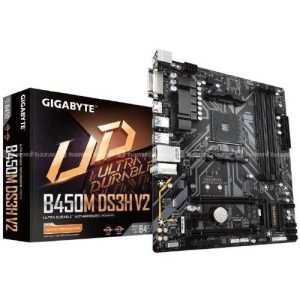 The Gigabyte B450M DS3H is a budget-friendly, Micro ATX motherboard compatible with AMD Ryzen processors. It supports DDR4 RAM, offers multiple USB and HDMI ports, and is perfect for gaming and building reliable, high-performance PCs.