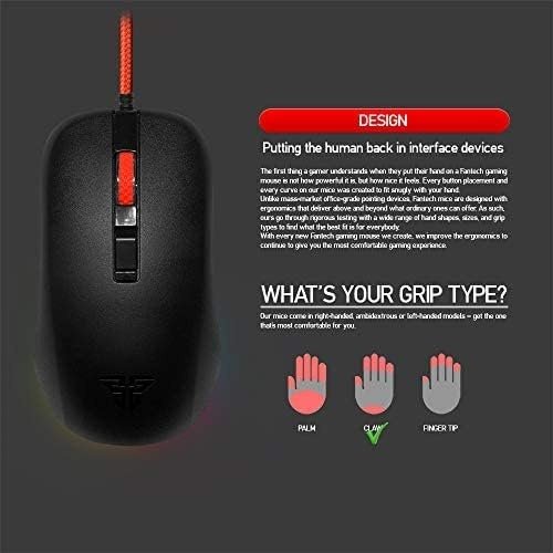 Elevate your gaming with the Fantech G13 Rhasta II - a high-precision mouse with customizable DPI, programmable buttons, and vibrant RGB lighting. Unleash your skills.