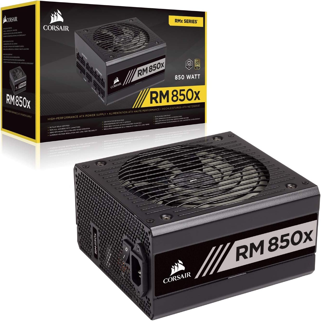 Corsair RM850x 850 Watt 80+ Gold power supply
