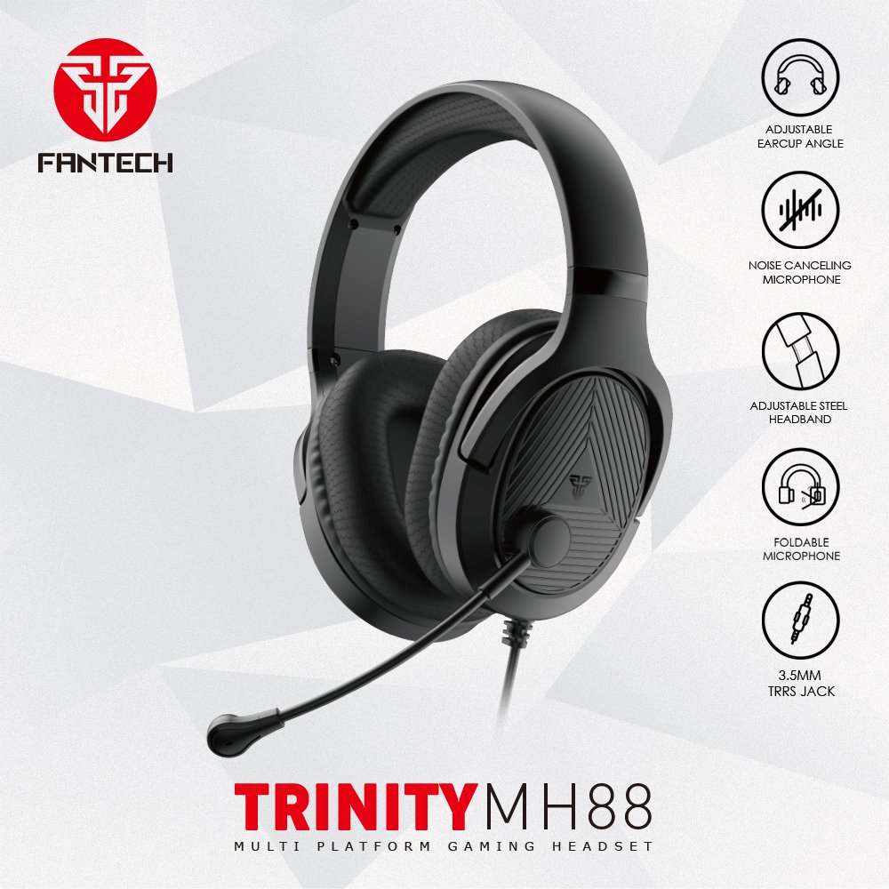 Fantech MH88 Multi Platform Gaming Headset black