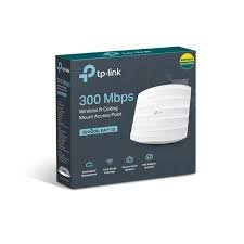 300 Mbps Ceiling Mount Wi-Fi Access Point PORT: 1× 10/100 Mbps RJ45 PortSPEED: 300 Mbps at 2.4 GHzFEATURE: Passive PoE, 2× Internal Antennas, Load Balance, Centralized Management by Omada SDN Controller, Omada App