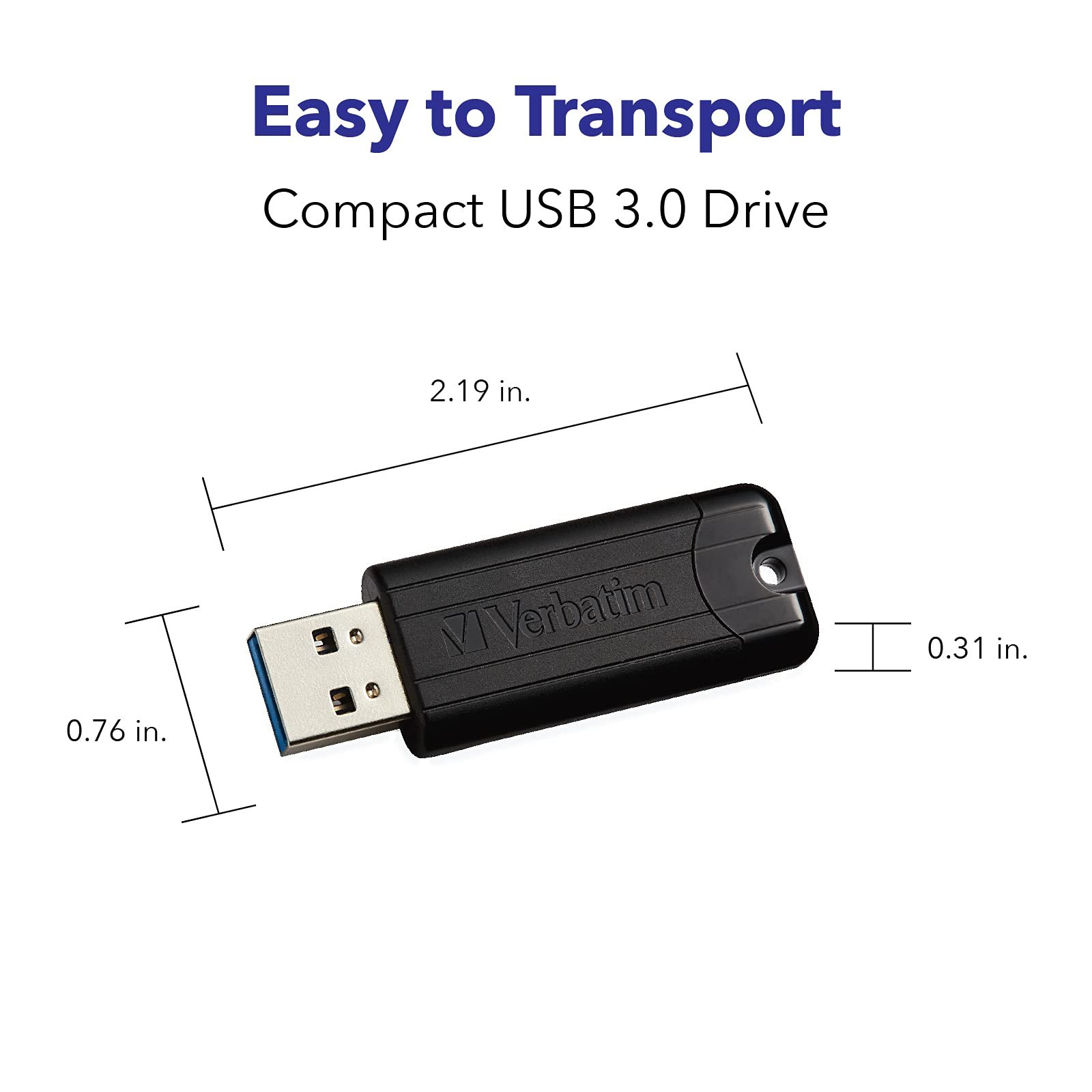 Verbatim 49317 V.Store'N'Go Pinstripe Micro USB Pendrive 32GB