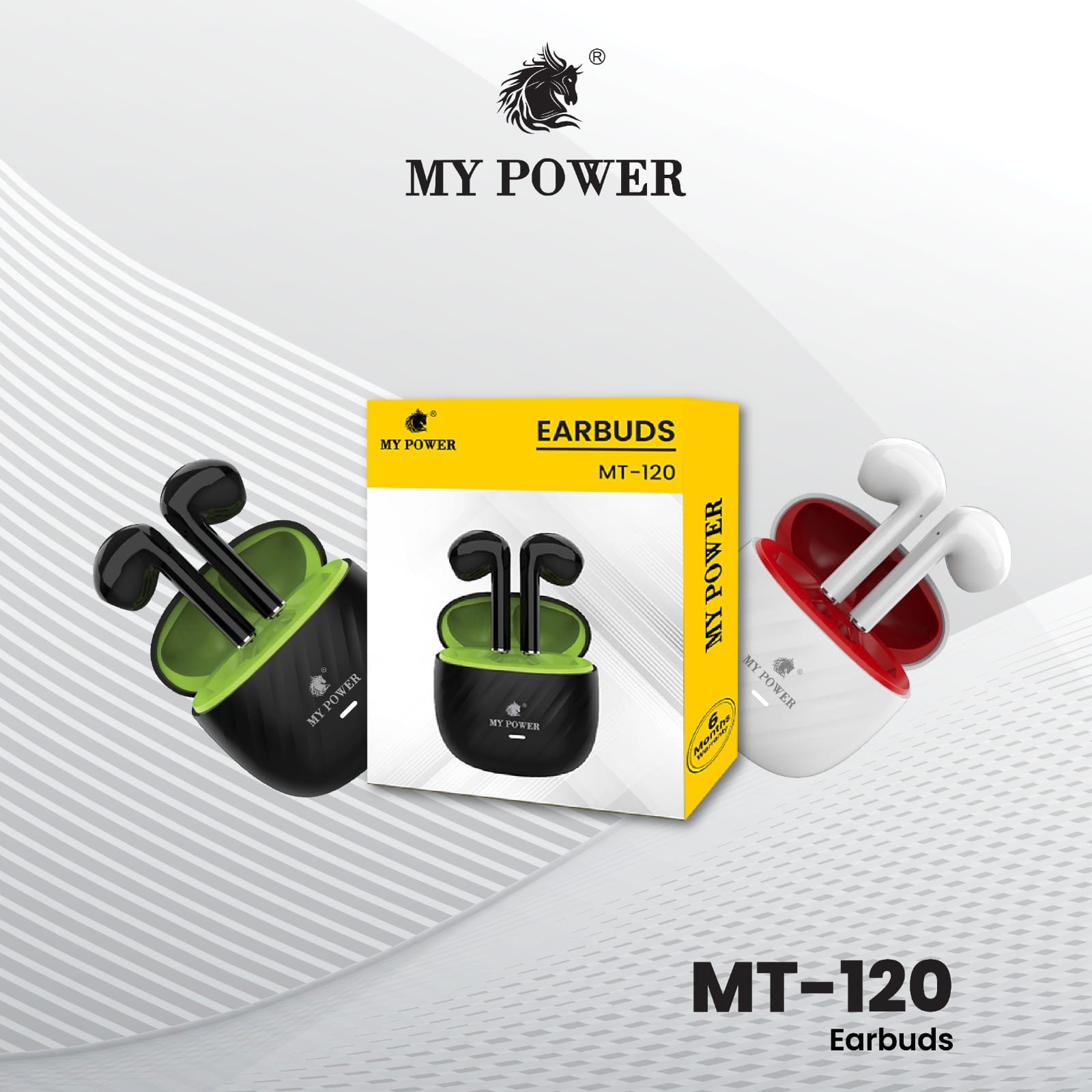 Earbuds My Power MT-120 Bluetooth Earbuds