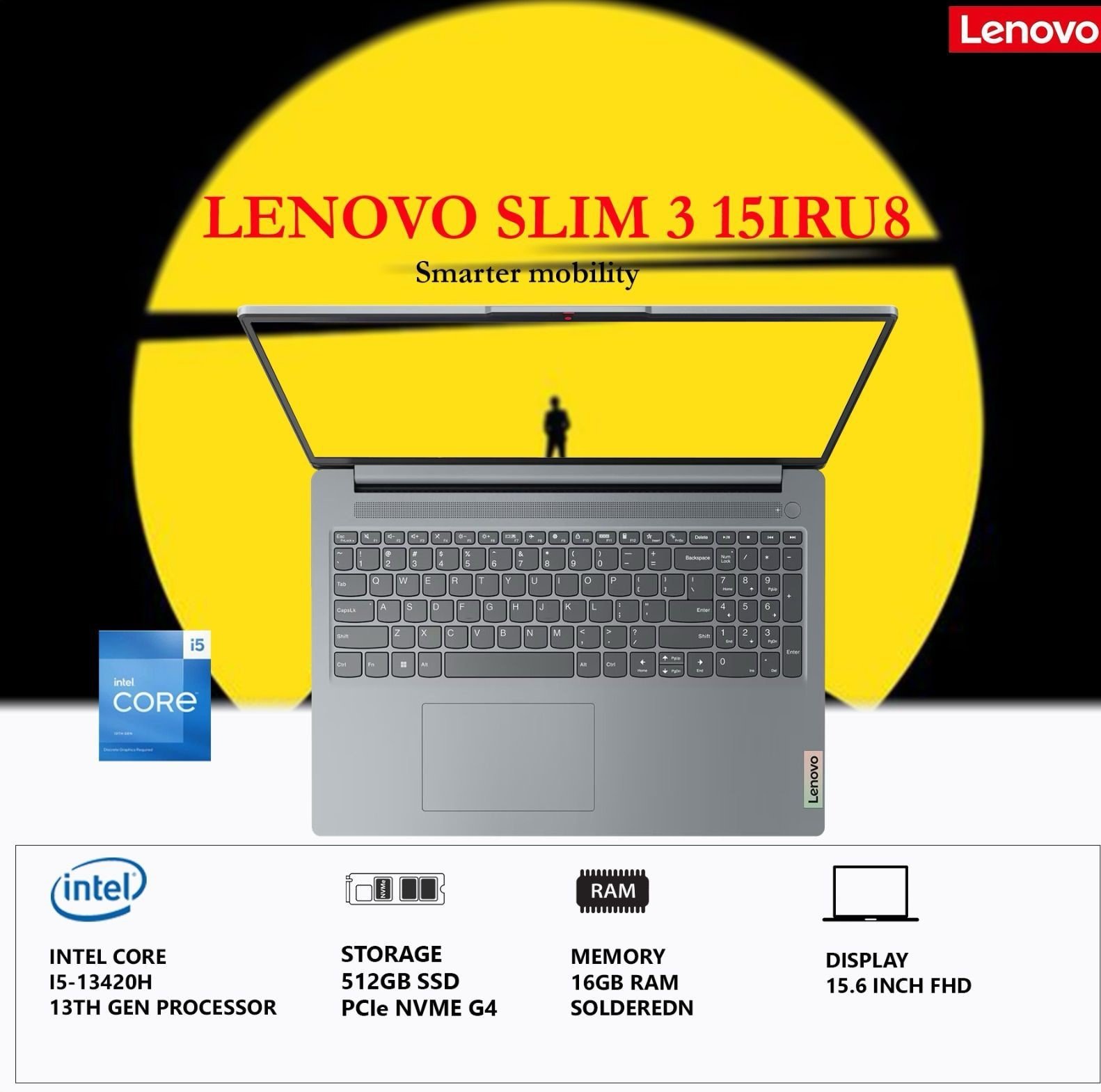 Lenovo slim 3 15iru8
