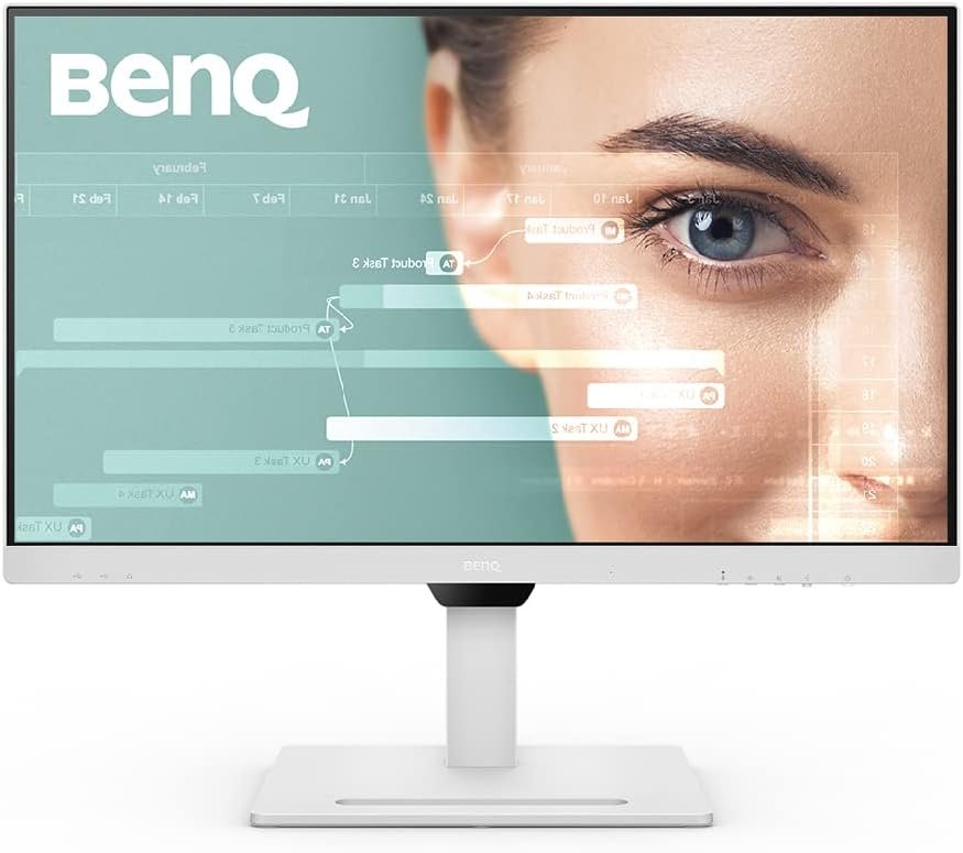 GW2790QT 27" 2K QHD (2560 x 1440) Frameless, IPS Panel, Anti-Glare, 75Hz Refresh Rate, 5ms Response Time, 350cd/m2 nits Brightness, 16.7 million Colors Display, 1000:1 Contrast Ratio, 99% sRGB Color Gamut, 2x DisplayPort (1.2a), 1x HDMI (1.4b), 1x USB Type-C DP (65W Power Delivery), Daisy Chain Technology, 1x Earphone-out, Built in 2x 3W Noise Filter Speaker & Noise Cancellation Microphone, 178° Wide Viewing Angle, VESA Mountable, Eyecare (Hardware & Software Solution) | TUV Certified Eye Care: Eye-CareU, Anti-Flicker and Less Blue Light Plus technology, Light Sensor, Color Weakness Mode (R/G) Technology, Height Adjustment 0-110mm, Tilt, 20° / 20°Swivel and 90° Pivot/Rotation, VESA MediaSync, Coding Mode, Compatible for PC, Mac, PS5™, PS4™, Xbox, Mobile, Notebook, 5-way OSD navigation joystick