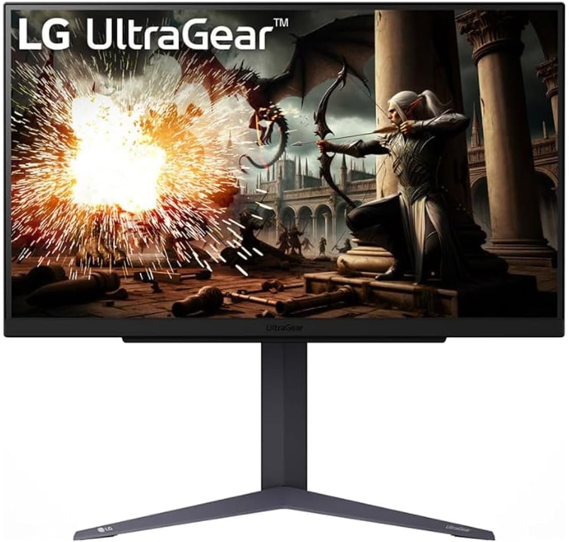 LG ULTRAGEAR 27GS75Q / 27" IPS / 2560x1440@180HZ (200HZ OC) QHD / 300 NITS / 1MS(GTG) / 11CM HEIGHT ADJUSTMENT / DP, 2X HDMI 2k Gaming Monitor